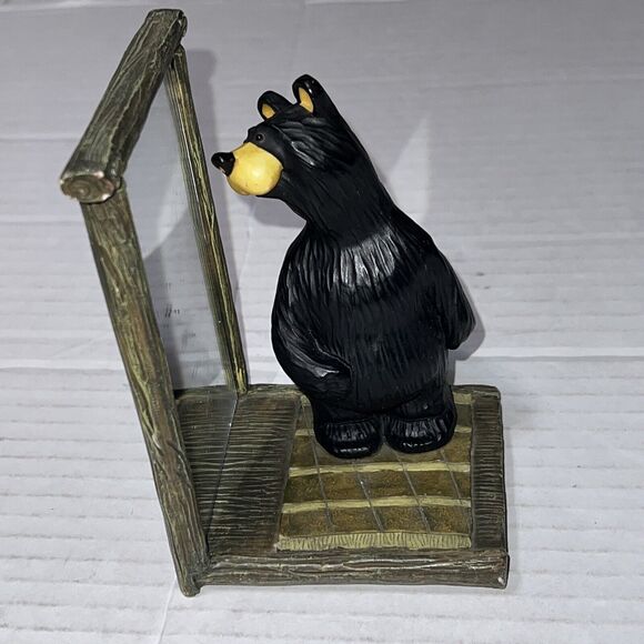 Big Sky Carvers BEARFOOTS "Jenny" Bear Collection Jeff Fleming Bear in a Mirror - Picture 2 of 4